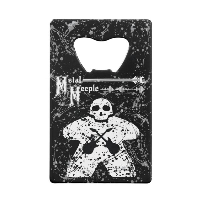 Metal Meeple - CC Bottle Opener (Front)