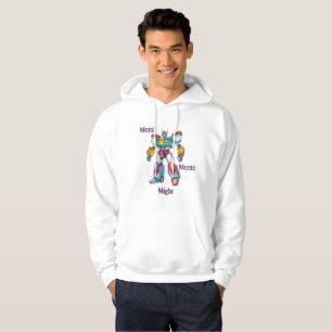 Metal Meets Might Hoodie