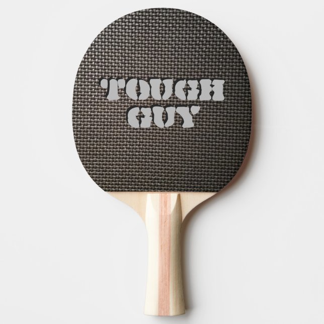 Metal mesh design ping pong paddle (Front)