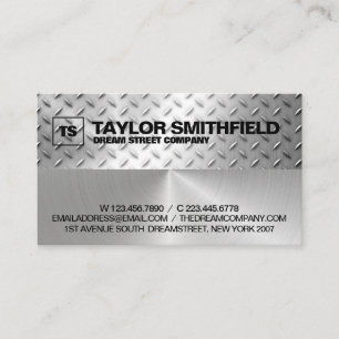 Metal Modern Professional Business Card