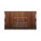 Metal Monogram Steel Border Wood Professional