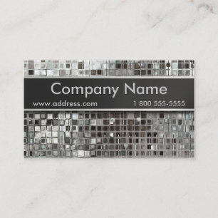 Metal Mosaic And Nameplate Business Cards