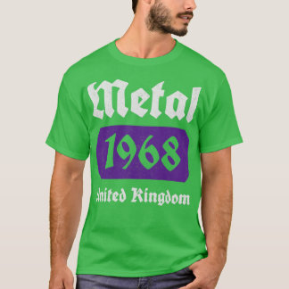 Metal Music 1968 Vintage T-Shirt