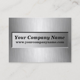 Metal Nameplate Company Business Cards