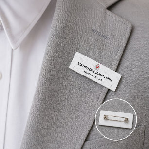 Metal Nameplates. Laser Engraved. Same Day! Name Tag