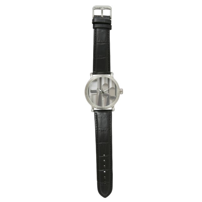 Metal organ pipes watch (Flat)