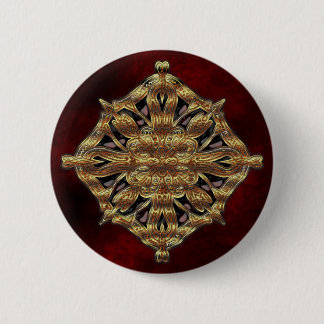 Metal Ornament 6 Cm Round Badge