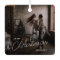 Metal Ornament | Trendy Couple Christmas Photo