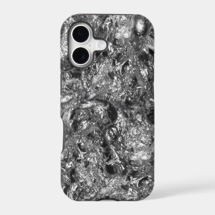 metal pattern design - silver