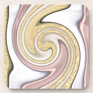 Metal pattern with shine coaster