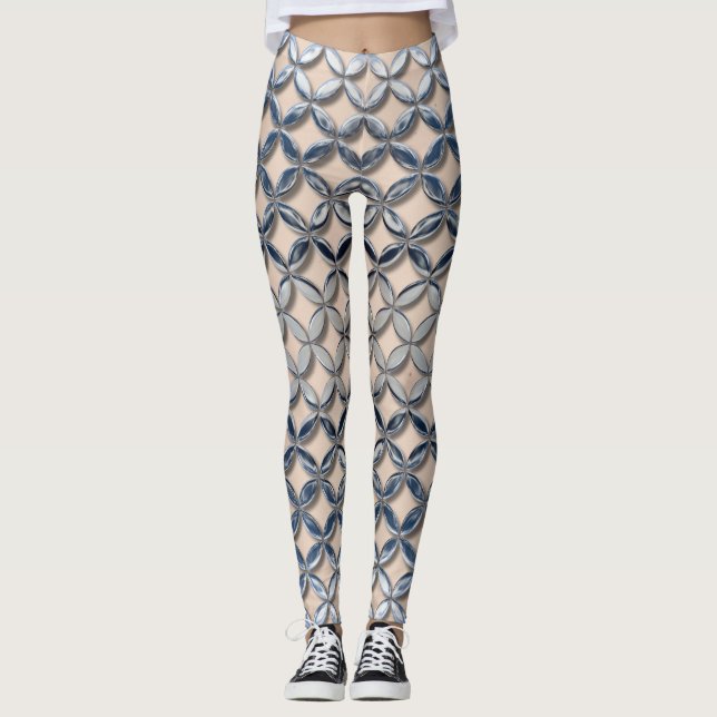 Metal Petals Leggings (Front)
