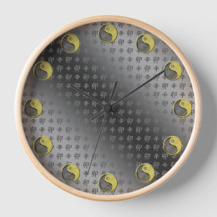Metal Rabbit Clock