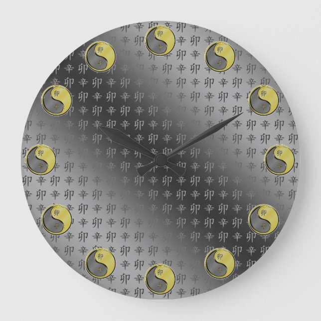 Metal Rabbit Large Clock (Front)