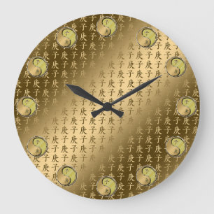 Metal Rat Large Clock