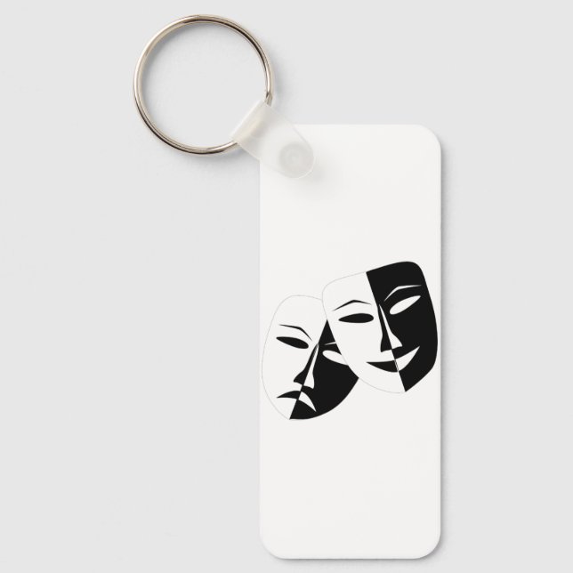 Metal Rectangle Keychain, 2.25" x 1.6" Key Ring (Front)