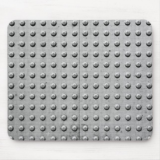 Metal Road Plate Mouse Mat (Front)