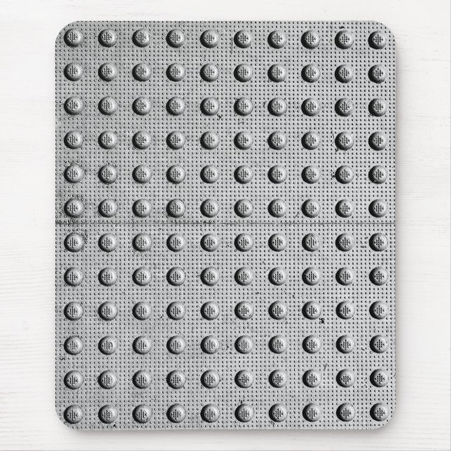 Metal Road Plate Mouse Mat (Front)