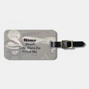 Metal Roller Skates With Key Luggage Tag