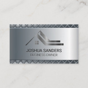 Metal Roof Top   Realtor Business Card