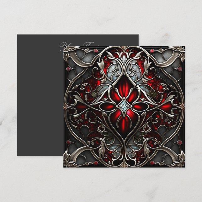 Metal Ruby Art (Front/Back)