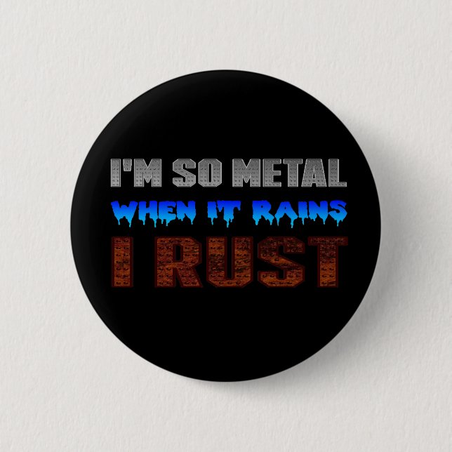 Metal Rust Button (Front)