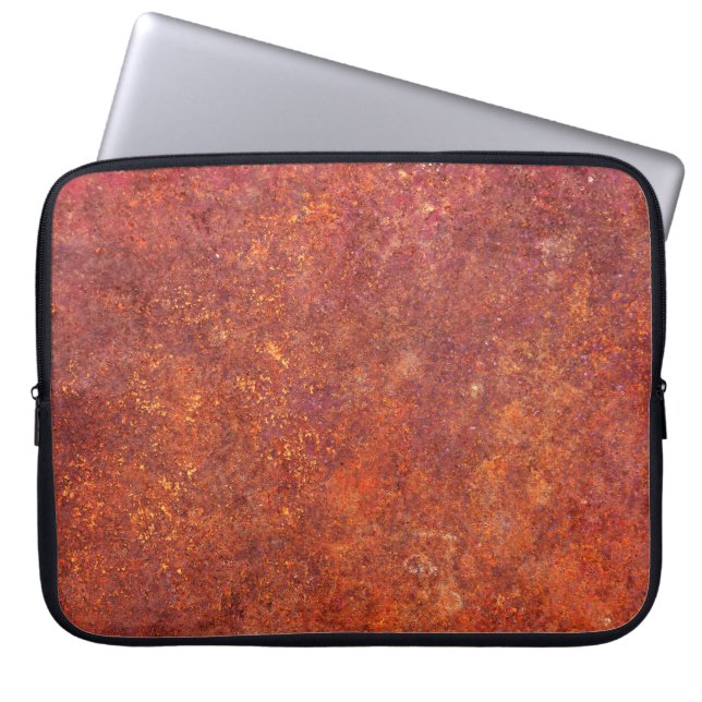 metal rustic texture laptop sleeve (Front)