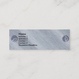 Metal Screws Profile Card