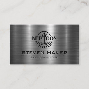 Metal Shine Background Business Card