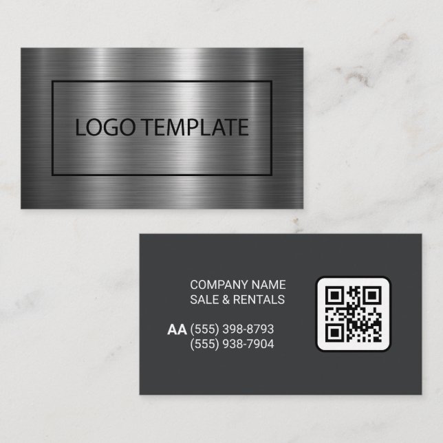 Metal Shine Business Card (Front/Back)