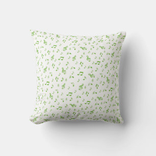 metal, shiny, pattern, music, note, elegan cushion