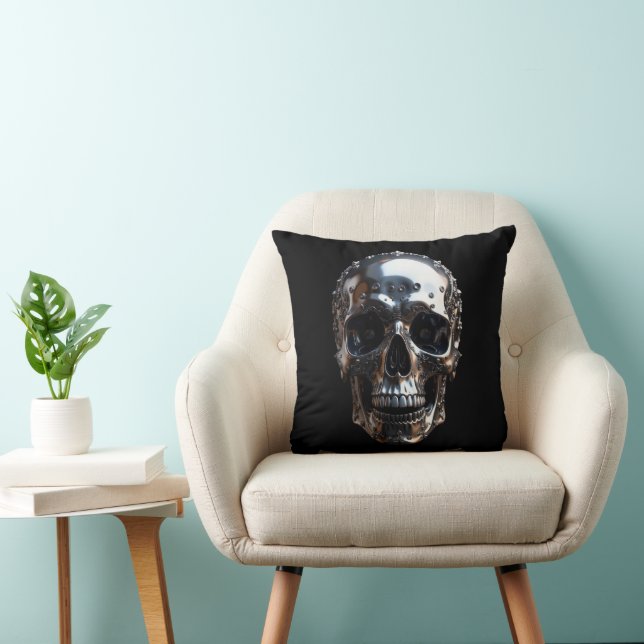  Metal Skull  Cushion (Chair)