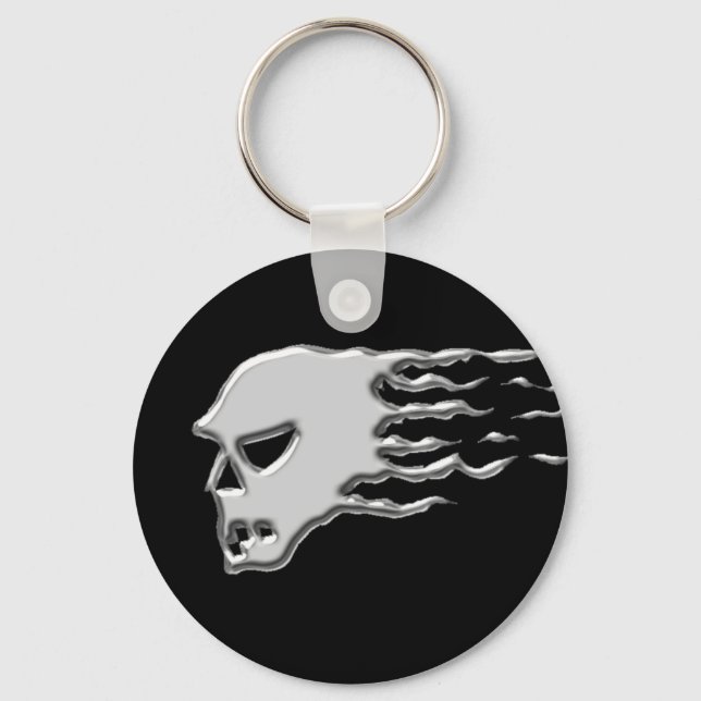 Metal skull key ring (Front)