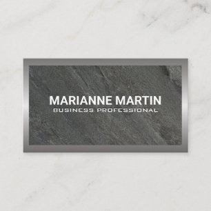 Metal Slate Business Card