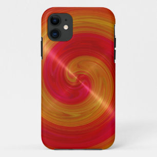 Metal Spiral Abstract Art iPhone 11 Case