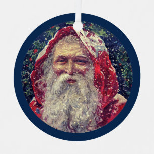 Metal Square Ornament