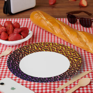 Metal Squares 4 Paper Plate