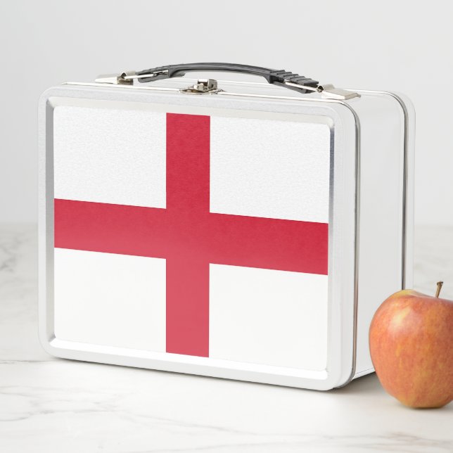 Metal Stainless Lunchbox with England flag (In Situ)