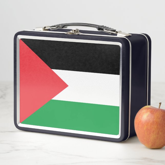 Metal Stainless Lunchbox with Palestine flag (In Situ)