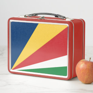 Metal Stainless Lunchbox with Seychelles Colours