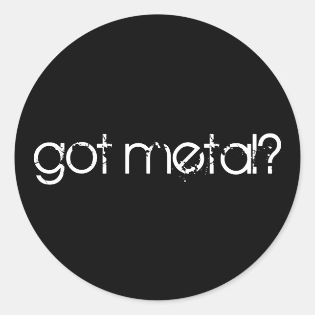 metal? sticker (Front)