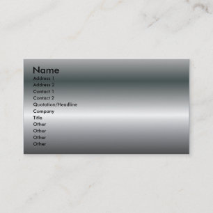 METAL TEXTURE BUSINESS CARD
