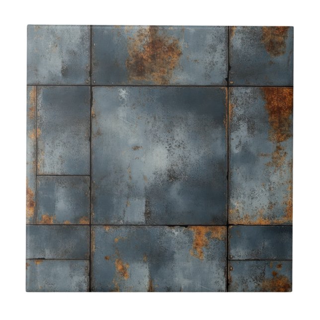 Metal Texture Ceramic Tile (Front)