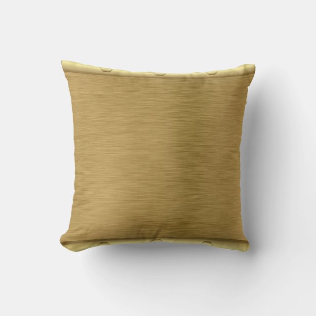 Metal texture gold surface cushion (Front)