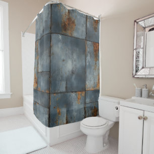 Metal Texture Shower Curtain