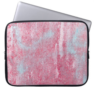 Metal texture with scratches and cracks abstract, laptop sleeve