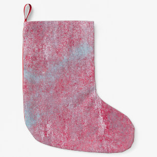 Metal texture with scratches and cracks abstract, small christmas stocking