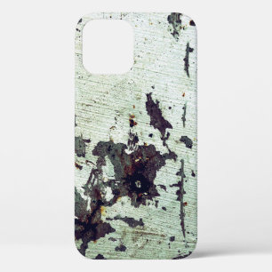 Metal texture with scratches and cracksabstract, a iPhone 12 case