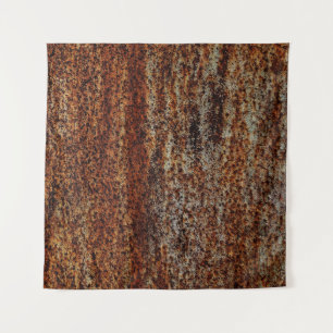 Metal texture with scratches and cracksabstract, a tapestry