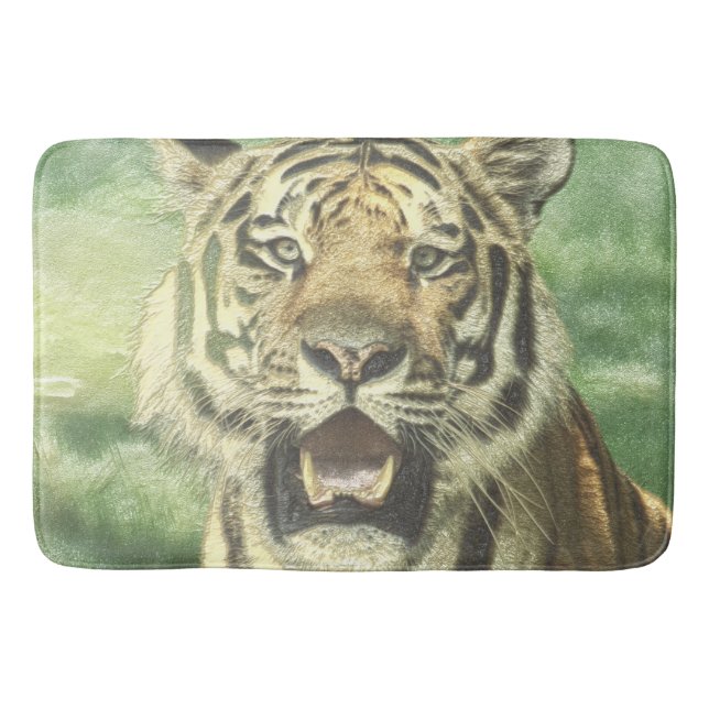 metal tiger bath mat (Front)