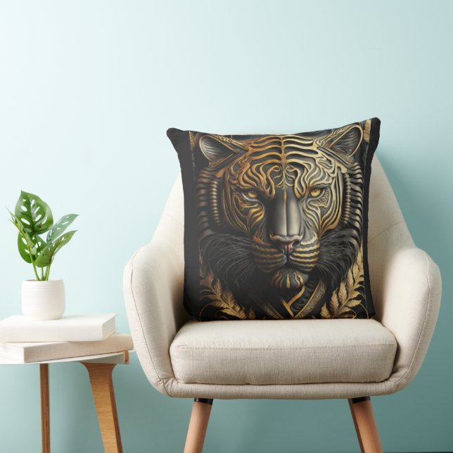 Metal tiger cushion (Chair)